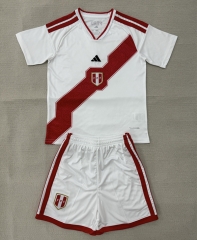 26-27 Peru Home White Soccer Uniform-AY