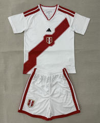 26-27 Peru Home White Soccer Uniform-AY