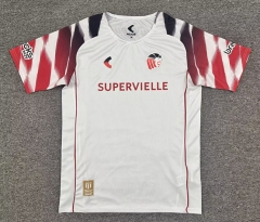 (S-4XL) 26-27 Estudiantes de La Plata Away White Thailand Soccer Jersey AAA-512