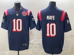 Special Version New England Patriots 3 Generations Blue #10 NFL Jersey-0840