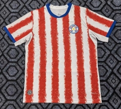 (S-4XL) 2026 World Cup Paraguay Home Red&White Thailand Soccer Jersey AAA-2483