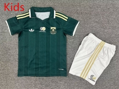 26-27 South Africa Away Green Kids/Youth Soccer Uniform-7809
