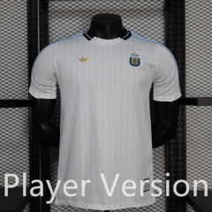 Player Version 26-27 Retro Version Argentina White Thailand Soccer Jersey AAA-888