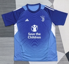 25-26 Juventus Goalkeeper Blue Thailand Soccer Jersey AAA-4927