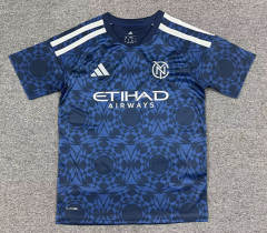 (S-4XL) 26-27 New York City Royal Blue Thailand Soccer Jersey AAA-512