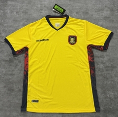 (S-4XL) 2026 Ecuador Home Yellow Thailand Soccer Jersey AAA-4506