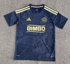 (S-4XL) 26-27 Philadelphia Union Home Royal Blue Thailand Soccer Jersey AAA-512