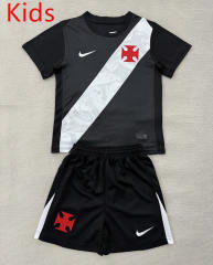 26-27 CR Vasco da Gama Home Black Kids/Youth Soccer Uniform-AY