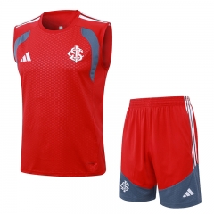 26-27 Brazil SC Internacional Red Thailand Soccer Vest Tracksuit-815