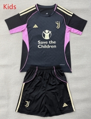 26-27 Concept Version Juventus Black Soccer kids Uniform-AY