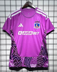 (S-4XL) 26-27 Colo-Colo Goalkeeper Purple Thailand Soccer Jersey AAA-GB