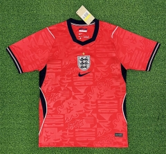 (S-4XL) 26-27 England Away Red Thailand Soccer Jersey AAA-403