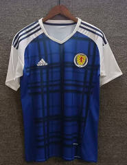 Retro Version 2016 Scotland Home Blue Thailand Soccer Jersey AAA