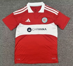 (S-4XL) 26-27 Chicago Fire Home Red Thailand Soccer Jersey AAA-512