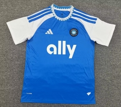 (S-4XL) 26-27 Charlotte FC Home Blue Thailand Soccer Jersey AAA-512