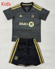 26-27 Los Angeles FC Home Black Kids/Youth Soccer Uniform-AY
