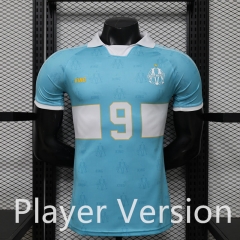 Player Version 26-27 Retro Version Olympique de Marseille Blue Thailand Soccer Jersey AAA-888