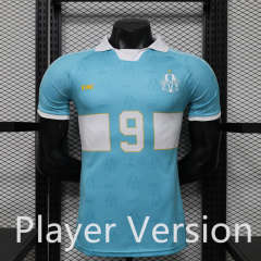 Player Version 26-27 Retro Version Olympique de Marseille Blue Thailand Soccer Jersey AAA-888