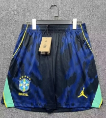 26-27 Brazil Away Blue&Black Thailand Soccer Shorts