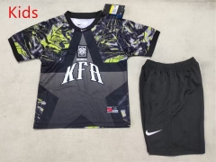 26-27 Korea Goalkeeper Black Kids/Youth Soccer Uniform-507