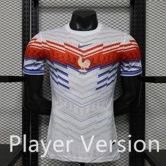 Player Version 26-27 Special Version France White&Red&Blue Thailand Soccer Jersey AAA-888
