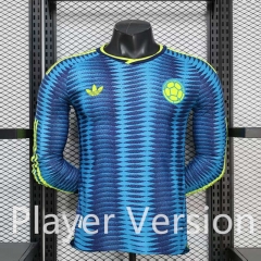 Player Version 26-27 Colombia Blue LS Thailand Soccer Jersey AAA-888