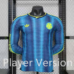 Player Version 26-27 Colombia Blue LS Thailand Soccer Jersey AAA-888