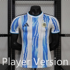 Player version 26-27 Special Version Argentina Blue&White Thailand Soccer Jersey AAA-888