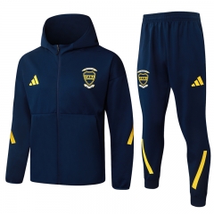 25-26 Boca Juniors Royal Blue Thailand Soccer Jacket Uniform With Hat-815