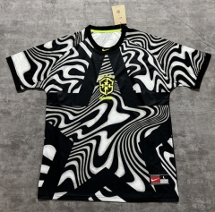(S-4XL) 2026 Hollywood Version Brazil Black&White Thailand Soccer Jersey AAA-4506