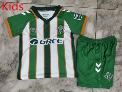 26-27 Real Betis Home White&Green Kids/Youth Soccer Uniform-4193