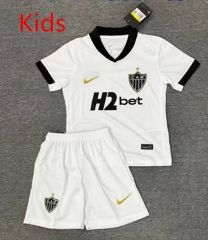 26-27 Atlético Mineiro Away White Kids/Youth Soccer Uniform-2483