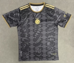 (S-4XL) 26-27 Special Version Argentina Black Thailand Soccer Jersey AAA-2633