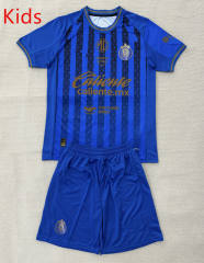 26-27 Deportivo Guadalajara 2nd Away Blue Kid/Youth Soccer Uniform-AY