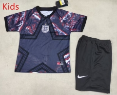 26-27 England Goalkeeper Royal Blue Kids/Youth Soccer Uniform-507