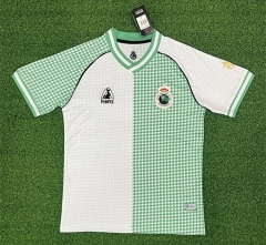 (S-4XL) 26-27 Commemorative Edition Racing de Santander Home White&Green Thailand Soccer Jersey AAA-403