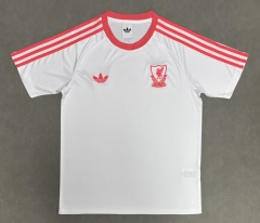 (S-4XL) 26-27 Retro Casual Version Liverpool White Thailand Soccer Jersey AAA-2633