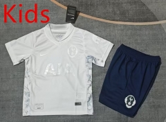 26-27 125th Anniversary Tottenham Hotspur White Kids/Youth Soccer Uniform-9484