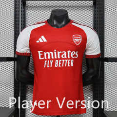 Player Version 26-27 Arsenal Home Red Thailand Soccer Jersey AAA-888