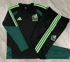 26-27 Mexico Black Thailand Soccer Tracksuit -815
