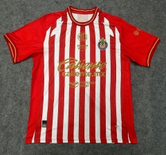 26-27 Deportivo Guadalajara Home Red&White Thailand Soccer Jersey AAA