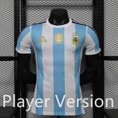 Player version 26-27 Special Version Argentina White&Blue Thailand Soccer Jersey AAA-888