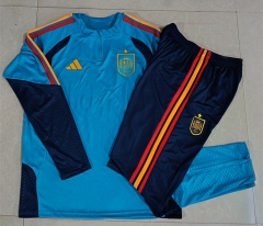 26-27 Spain Laker Blue Thailand Soccer Tracksuit -815