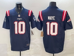 New England Patriots 3 Generations Blue #10 NFL Jersey-0840
