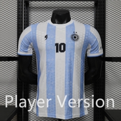 (S-3XL) Player Version 26-27 Argentina (MARADONA  #10) Blue&White Thailand Soccer Jersey AAA-888