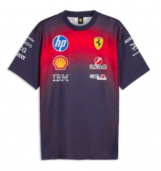 (S-5XL) 2026 Ferrary Black&Red Formula One Racing Suit