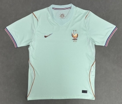 (S-4XL) 26-27 France Away Green Thailand Soccer Jersey AAA-2633