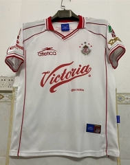 (S-3XL) Retro Version 99-00 Deportivo Toluca FC Away White Thailand Soccer Jersey AAA-6895
