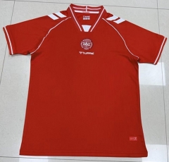 (S-4XL) 26-27 Denmark Home Red Thailand Soccer Jersey AAA-512