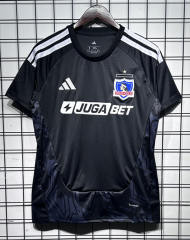 (S-4XL) 26-27 Colo-Colo Goalkeeper Black Thailand Soccer Jersey AAA-GB